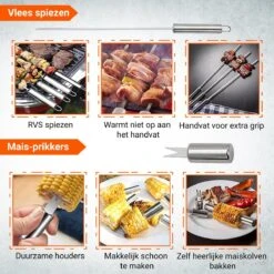 BBQ Accesoires Gereedschapset Koffer Set Tang Borstel Schort Barbecue Dagdeals - Chef Cook BBQ Accessoires Set -Keuken Grill Promotie 1200x1200 171