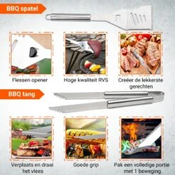 BBQ Accesoires Gereedschapset Koffer Set Tang Borstel Schort Barbecue Dagdeals - Chef Cook BBQ Accessoires Set -Keuken Grill Promotie 1200x1200 172