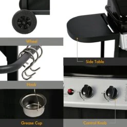 Bighorn Gasbarbecue En Grill – 2 Branders – Zwart -Keuken Grill Promotie 1200x1200 220