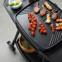 Barbecook Alexia - Elektrische Bbq - Afneembare Grill - Zijtafels - Wielen - 84x55x97cm -Keuken Grill Promotie 1200x1200 257