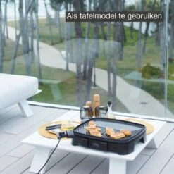 Barbecook Alexia - Elektrische Bbq - Afneembare Grill - Zijtafels - Wielen - 84x55x97cm -Keuken Grill Promotie 1200x1200 258