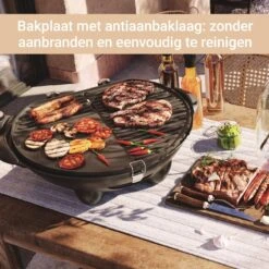 SUNTEC Elektrische BBQ 9493 - Geschikt Voor Buiten Als Tafelbarbecue Of Staande Barbecue - Barbecue Voor Balkon, Terras, Tuin En Camping - Elektrisch Barbecueën Met Max. 2400 Watt - Mobiel Onderstel -Keuken Grill Promotie 1200x1200 263