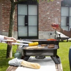 Princess 112252 Hybride Barbecue – Elektrische BBQ - Tafelmodel - 2000W - 44x 29cm - Gebruik Elektrisch Of Met Kolen -Keuken Grill Promotie 1200x1200 3