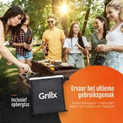 GrillX Barbecue Hoes - 145 X 61 X 117cm - BBQ Hoes Waterdicht - Beschermhoes Inclusief Trekkoord - BBQ Accesoires -Keuken Grill Promotie 1200x1200 301