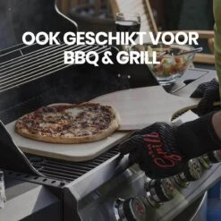 Buxibo 2in1 Pizzasteen - Voor BBQ & Oven - Inclusief Serveer Plank - Pizzabord/Pizzaplank - 30.5 X 38.1 X 1.4 Cm 16 Buxibo 2in1 Pizzasteen - Voor BBQ & Oven - Inclusief Serveer Plank - Pizzabord/Pizzaplank - 30.5 X 38.1 X 1.4 Cm -Keuken Grill Promotie 1200x1200 415