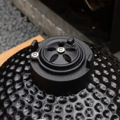 BluMill Kamado BBQ Egg - Kamado 13 Inch - Incl. Vlees Thermometer - Houtskoolbarbecues - Zwart - Ø 27cm -Keuken Grill Promotie 1200x1200 42