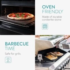 Navaris Pizzasteen XL Voor Oven En Barbecue - Rechthoekige Pizzaplaat 38 X 30 Cm - Inclusief Receptenboek - Keramisch Geglazuurd - Zwart 15 Navaris Pizzasteen XL Voor Oven En Barbecue - Rechthoekige Pizzaplaat 38 X 30 Cm - Inclusief Receptenboek - Keramisch Geglazuurd - Zwart -Keuken Grill Promotie 1200x1200 442