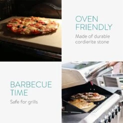 Navaris Pizzasteen XL Voor Oven En Barbecue - Rechthoekige Pizzaplaat 38 X 30 Cm - Inclusief Receptenboek - Keramisch Geglazuurd - Zwart 25 Navaris Pizzasteen XL Voor Oven En Barbecue - Rechthoekige Pizzaplaat 38 X 30 Cm - Inclusief Receptenboek - Keramisch Geglazuurd - Zwart -Keuken Grill Promotie 1200x1200 445