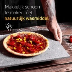 Pizzasteen BBQ Oven - Lava Van Vulkaan Etna - Barbecue Accesoires - Made In Italy - Broodbaksteen - 30x38x1.1 - VDN -Keuken Grill Promotie 1200x1200 462