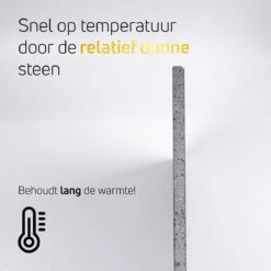 Pizzasteen BBQ Oven - Lava Van Vulkaan Etna - Barbecue Accesoires - Made In Italy - Broodbaksteen - 30x38x1.1 - VDN -Keuken Grill Promotie 1200x1200 465