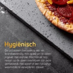 Pizzasteen BBQ Oven - Lava Van Vulkaan Etna - Barbecue Accesoires - Made In Italy - Broodbaksteen - 30x38x1.1 - VDN -Keuken Grill Promotie 1200x1200 466