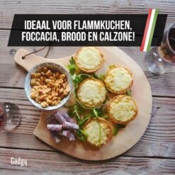 Gadgy Pizzasteen Met Pizzaschep – Cordieriet Voor Knapperige Pizzabodem – Pizzasteen Voor BBQ, Oven Of Kamado - Pizzaspatel - Pizza Set 13 Gadgy Pizzasteen Met Pizzaschep – Cordieriet Voor Knapperige Pizzabodem – Pizzasteen Voor BBQ, Oven Of Kamado - Pizzaspatel - Pizza Set -Keuken Grill Promotie 1200x1200 471