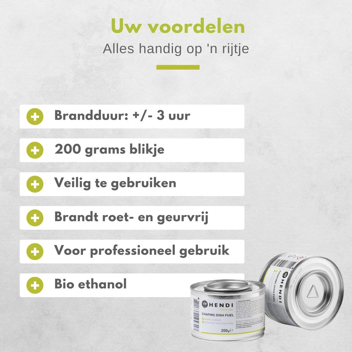 Hendi Brandpasta Voor Chafing Dish - Brandgel 200g - ( 12 Stuks ) 3 Hendi Brandpasta Voor Chafing Dish - Brandgel 200g - ( 12 Stuks ) - Afbeelding 3