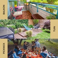 Ozocozy BBQ-ONE Houtskool Tafelbarbecue - Ø30 Cm- Zwart - Incl. Draagtas, Siliconen Bakkwast En RVS-Barbecuetang -Keuken Grill Promotie 1200x1200 51