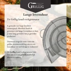 Grillig - Koud Rookgenerator - Cold Smoke Generator - Voor Het Koud Roken Van Vlees - Vis - Kaas - Noten -Keuken Grill Promotie 1200x1200 570