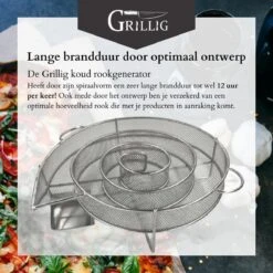 Grillig - Koud Rookgenerator - Cold Smoke Generator - Voor Het Koud Roken Van Vlees - Vis - Kaas - Noten -Keuken Grill Promotie 1200x1200 571