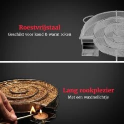GrillX Cold Smoke Generator Met 1KG Appel Rookmot - 6 Liter - Smokerbox - RVS Rookbox - Rookgenerator - Koud Roken - BBQ Accesoires -Keuken Grill Promotie 1200x1200 581
