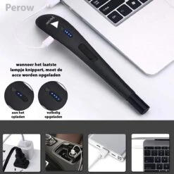 Oplaadbare Lange Elektrische Aansteker - Zwart - Duurzame Plasma Aansteker - Inclusief Cadeauverpakking - BBQ - Kaarsen 14 Oplaadbare Lange Elektrische Aansteker - Zwart - Duurzame Plasma Aansteker - Inclusief Cadeauverpakking - BBQ - Kaarsen -Keuken Grill Promotie 1200x1200 588