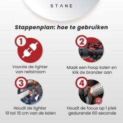 Bbq Aansteker Electrisch - Looftlighter - Bbq Starter - Bbq Accesoires - One Minute Lighter - Incl. Bbq Handschoenen - ®Stane -Keuken Grill Promotie 1200x1200 617