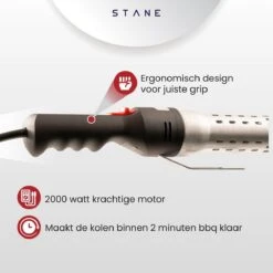 Bbq Aansteker Electrisch - Looftlighter - Bbq Starter - Bbq Accesoires - One Minute Lighter - Incl. Bbq Handschoenen - ®Stane -Keuken Grill Promotie 1200x1200 618