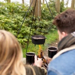 Esschert Design - Driepoot Met Ketting - Haardvuur Accessoires - Staal - Zwart -Keuken Grill Promotie 1200x1200 63