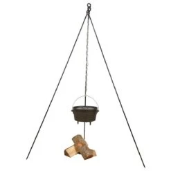Esschert Design - Driepoot Met Ketting - Haardvuur Accessoires - Staal - Zwart -Keuken Grill Promotie 1200x1200 68