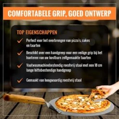 Inpro Pizzaschep RVS - Rond - Voor BBQ En Oven - Pizzaspatel - Taartschep - Houten Handvat - BBQ Gereedschap - Keukengerei - 30 Cm Diameter - Spatel 15 Inpro Pizzaschep RVS - Rond - Voor BBQ En Oven - Pizzaspatel - Taartschep - Houten Handvat - BBQ Gereedschap - Keukengerei - 30 Cm Diameter - Spatel -Keuken Grill Promotie 1200x1200 686