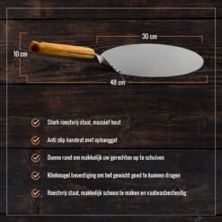 Inpro Pizzaschep RVS - Rond - Voor BBQ En Oven - Pizzaspatel - Taartschep - Houten Handvat - BBQ Gereedschap - Keukengerei - 30 Cm Diameter - Spatel 20 Inpro Pizzaschep RVS - Rond - Voor BBQ En Oven - Pizzaspatel - Taartschep - Houten Handvat - BBQ Gereedschap - Keukengerei - 30 Cm Diameter - Spatel -Keuken Grill Promotie 1200x1200 688