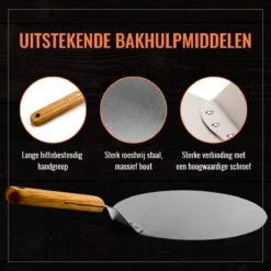 Inpro Pizzaschep RVS - Rond - Voor BBQ En Oven - Pizzaspatel - Taartschep - Houten Handvat - BBQ Gereedschap - Keukengerei - 30 Cm Diameter - Spatel 21 Inpro Pizzaschep RVS - Rond - Voor BBQ En Oven - Pizzaspatel - Taartschep - Houten Handvat - BBQ Gereedschap - Keukengerei - 30 Cm Diameter - Spatel -Keuken Grill Promotie 1200x1200 689