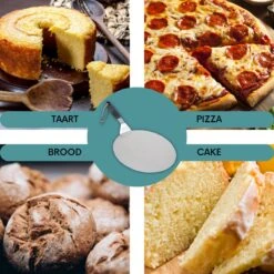 Nowad Pizzaschep RVS Rond - 30,5 Cm - PVC Handvat 12 Nowad Pizzaschep RVS Rond - 30,5 Cm - PVC Handvat -Keuken Grill Promotie 1200x1200 707