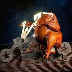 GrillX Beer Can Chicken Houder - Kiphouder Motorcycle - BBQ Accesoires - Bierkip - Barbeque Gereedschap - Chicken Sitter -Keuken Grill Promotie 1200x1200 710