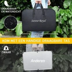 Saveur Royal® 35-delige Barbecue Gereedschapset In Roestvrij Staal - BBQ Grill Set Met Draagtas - Barbecuegerei-sets - Barbecue Accessoires Gereedschap - 35-delig -Keuken Grill Promotie 1200x1200 731