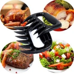 Merkloos Professionele Vleesshredders / Vleesklauwen | Meat Claws | BBQ | Bear Paws | Meat Shredders | Vlees Houders | Barbeque Accesoires | Pulled Pork Klauwen | 2 Stuks -Keuken Grill Promotie 1200x1200 734