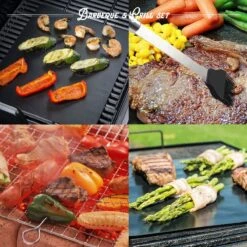 Mountain Jack® 40-Delige Luxe BBQ Grill Accessoires Set In Roestvrij Staal – Barbecue Gereedschap – Tangenset, Vlees Thermometer, Vleestang, Borstel, Spiezen, Vleesmes, Vleesvork -Keuken Grill Promotie 1200x1200 740