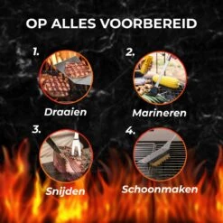 GrillX Barbecue Gereedschap Set - 19-delig - Inclusief Luxe Draagtas - BBQ Accesoires - Gereedschapset 12 GrillX Barbecue Gereedschap Set - 19-delig - Inclusief Luxe Draagtas - BBQ Accesoires - Gereedschapset -Keuken Grill Promotie 1200x1200 743