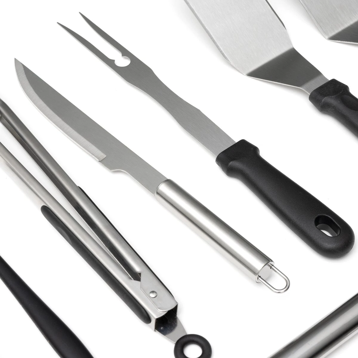 BBQ Gereedschapset - Opbergtas - BBQ Accessoires - BBQ Tang - BBQ Set - BBQ Borstel - BBQ Gereedschap - Roestvrij Staal 4 BBQ Gereedschapset - Opbergtas - BBQ Accessoires - BBQ Tang - BBQ Set - BBQ Borstel - BBQ Gereedschap - Roestvrij Staal - Afbeelding 4