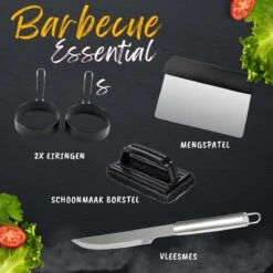 BBQ Gereedschapset - Opbergtas - BBQ Accessoires - BBQ Tang - BBQ Set - BBQ Borstel - BBQ Gereedschap - Roestvrij Staal 13 BBQ Gereedschapset - Opbergtas - BBQ Accessoires - BBQ Tang - BBQ Set - BBQ Borstel - BBQ Gereedschap - Roestvrij Staal -Keuken Grill Promotie 1200x1200 769