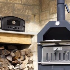 Merkloos MaxxGarden Pizza Oven - Smoker Barbecue Houtskool 45 X 65 X 158cm -Keuken Grill Promotie 1200x1200 80