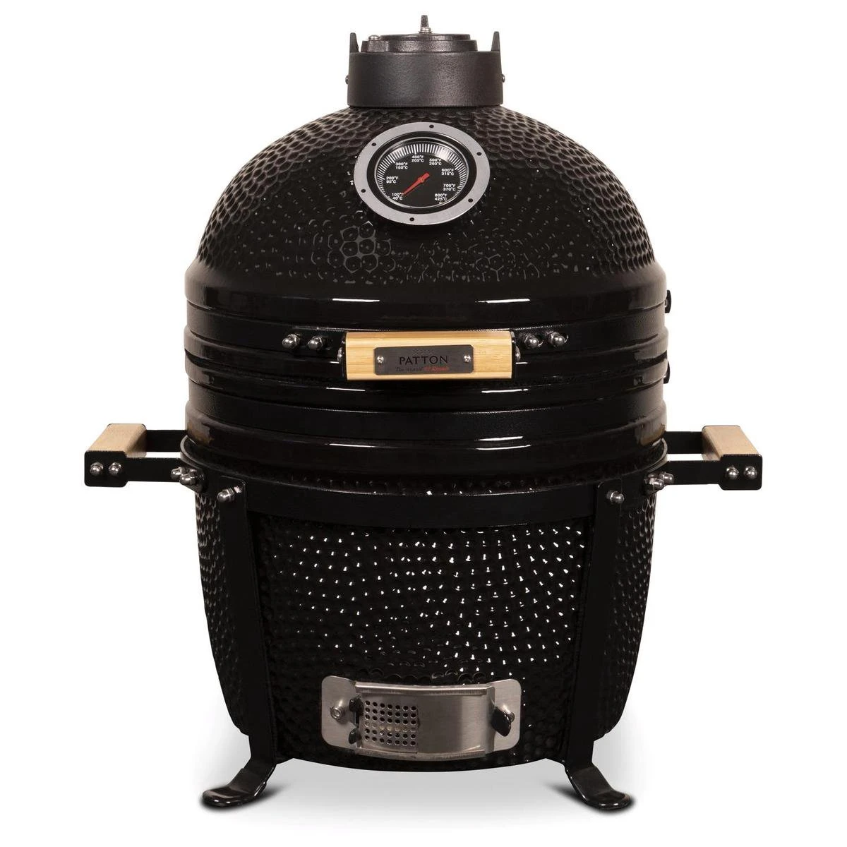 Patton Kamado 15" - Keramisch - Tafel Model - Premium Black - Medium - Zwart 12 Patton Kamado 15" - Keramisch - Tafel Model - Premium Black - Medium - Zwart - Afbeelding 12