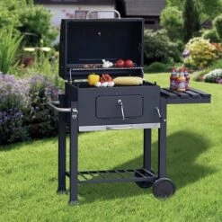 Tepro Toronto Click Barbecue Bbq Houtskool - Grilloppervlak (LxB) 56 X 42 Cm - Met Thermometer In De Deksel - RVS - Houtskoolbarbecue -Keuken Grill Promotie 1200x1200 94