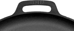 Valhal Outdoor Skillet / Plancha / Koekenpan - Gietijzer - Diameter 35cm, Twee Handvatten, VH35F -Keuken Grill Promotie 1200x502