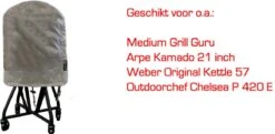 COVER UP HOC Diamond Bbq Hoes Rond - 70x80 Cm - Waterdicht Met Stormbanden En Trekkoord - Geschikt Voor O.a. Kamado, Big Green Egg, Grill Guru, The Bastard, Patton,Weber 12 COVER UP HOC Diamond Bbq Hoes Rond - 70x80 Cm - Waterdicht Met Stormbanden En Trekkoord - Geschikt Voor O.a. Kamado, Big Green Egg, Grill Guru, The Bastard, Patton,Weber -Keuken Grill Promotie 1200x586