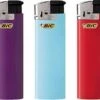 BIC Maxi J38 Elektronische Aansteker / Aanstekers Willekeurige Kleuren (5 Stuks)