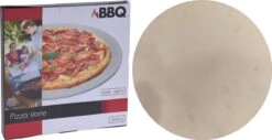 MaxxHome Pizzasteen - BBQ Steen - Pizzasteen Voor De Lekkerste Bereiding Van Een Pizza Op Jouw Barbecue Of In De Oven - Pizza Steen Rond - Medium (33 Cm) -Keuken Grill Promotie 1200x616