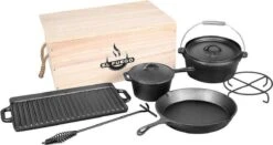 EL Fuego Dutch Oven Set Gietijzer 7-delig -Keuken Grill Promotie 1200x637
