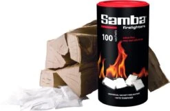 Samba Aanmaakzakjes Openhaard - 100 Stuks In Koker