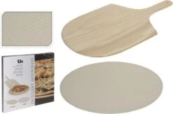 Merkloos Excellent Houseware Pizza-baksteen - Met Pizza-schep -Keuken Grill Promotie 1200x792 1