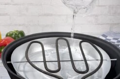 Alpina Elektrische BBQ - Tafel-Barbecue - Geen Rook - Binnen Barbecueën - 1250W - Ø 30 Cm - Zwart -Keuken Grill Promotie 1200x798