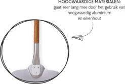 Boska Pizzaschep Barbecue - Kort Handvat - Stabiel - Aluminium - Eikenhout - BBQ Accessoires -Keuken Grill Promotie 1200x811