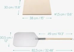 Navaris Pizzasteen XL Voor Oven En Barbecue - Rechthoekige Pizzaplaat 38 X 30 Cm - Inclusief Pizzaschep Met Extra Lang Handvat En Receptenboek 9 Navaris Pizzasteen XL Voor Oven En Barbecue - Rechthoekige Pizzaplaat 38 X 30 Cm - Inclusief Pizzaschep Met Extra Lang Handvat En Receptenboek -Keuken Grill Promotie 1200x834 1